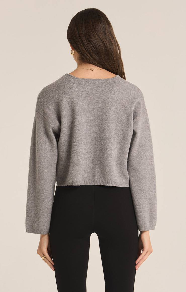 ZSupply Estelle Cardigan Classic Heather Grey