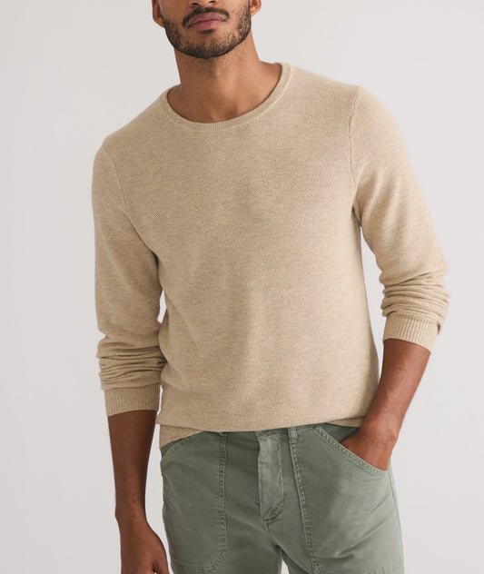 Marine Layer Sweater Tee -Driftwood