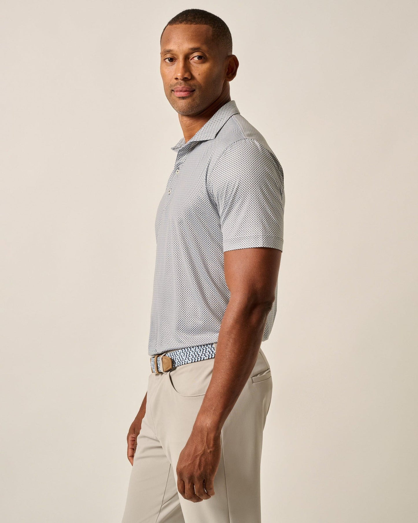 Johnnie O Link Black Polo