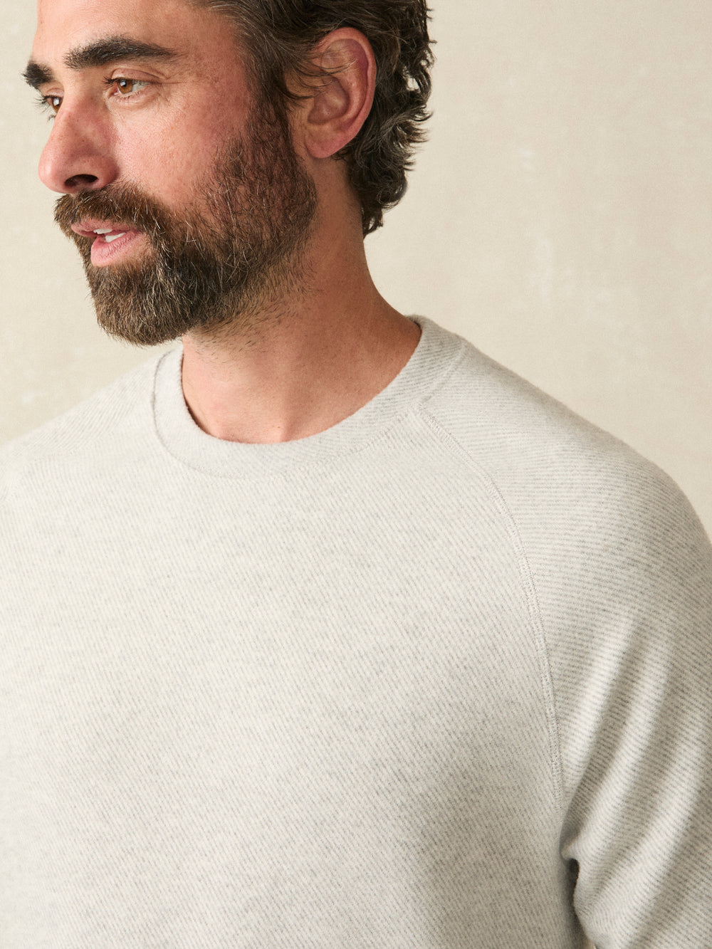 Faherty Legend Sweater-Heather Grey