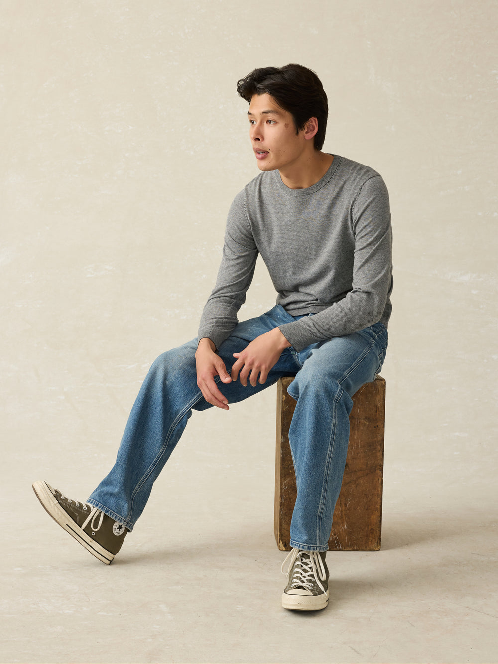 Faherty Movement Longsleeve Sweater