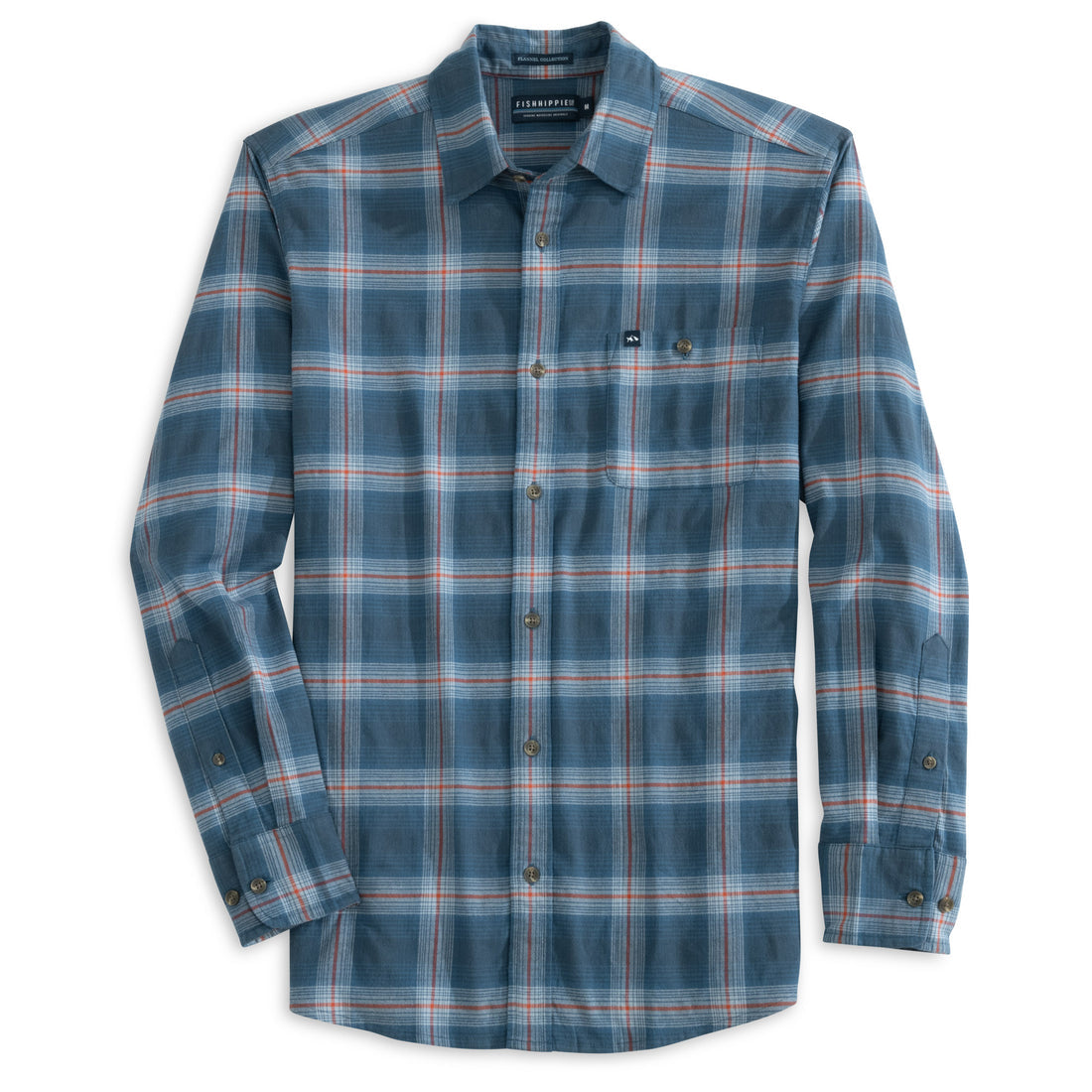 Fish Hippie BROADMARSH FLANNEL- Coastal Blue