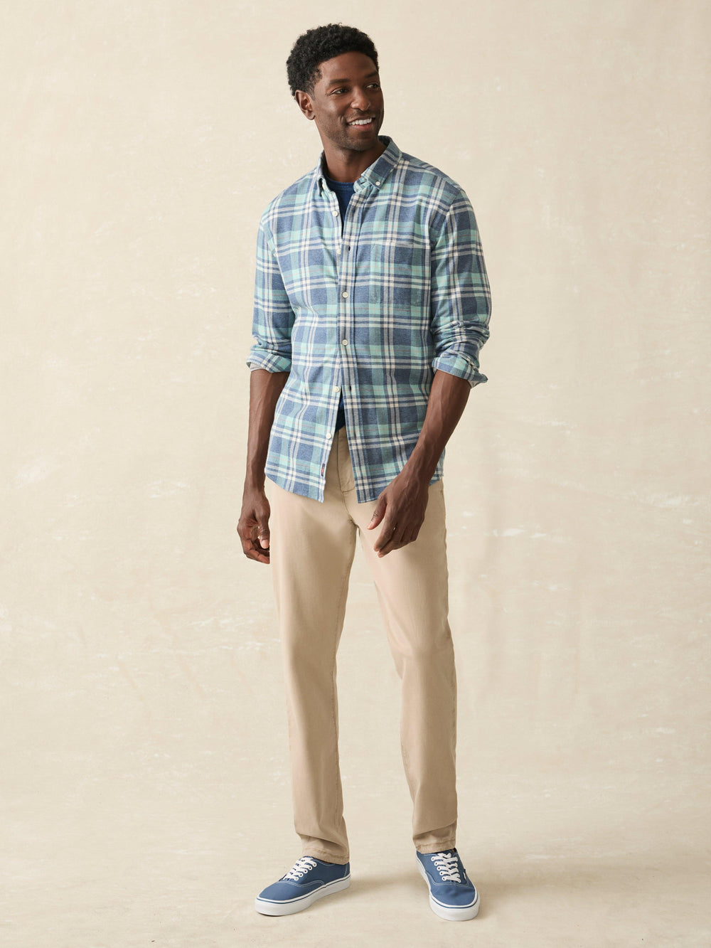 Faherty Holbrook Island Plaid