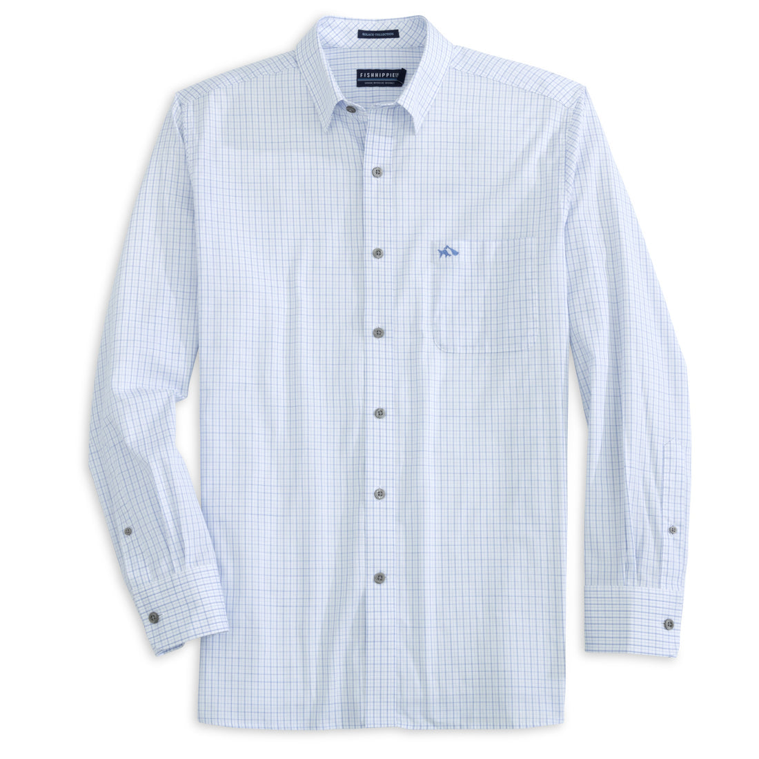 Fish Hippie Solace Sport Shirt - Carolina Blue