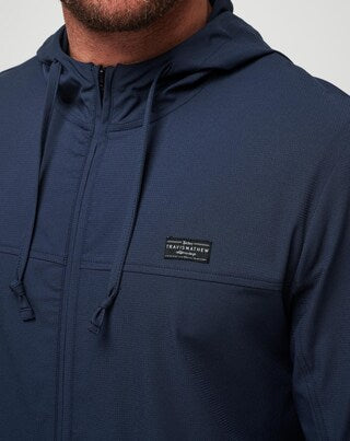 Travis Mathew Wanderlust Hoodie-Mood Indigo