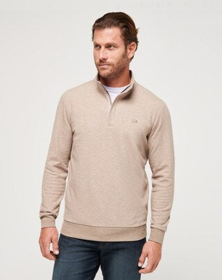 Travis Mathew Cloud Quarter Zip Portabella