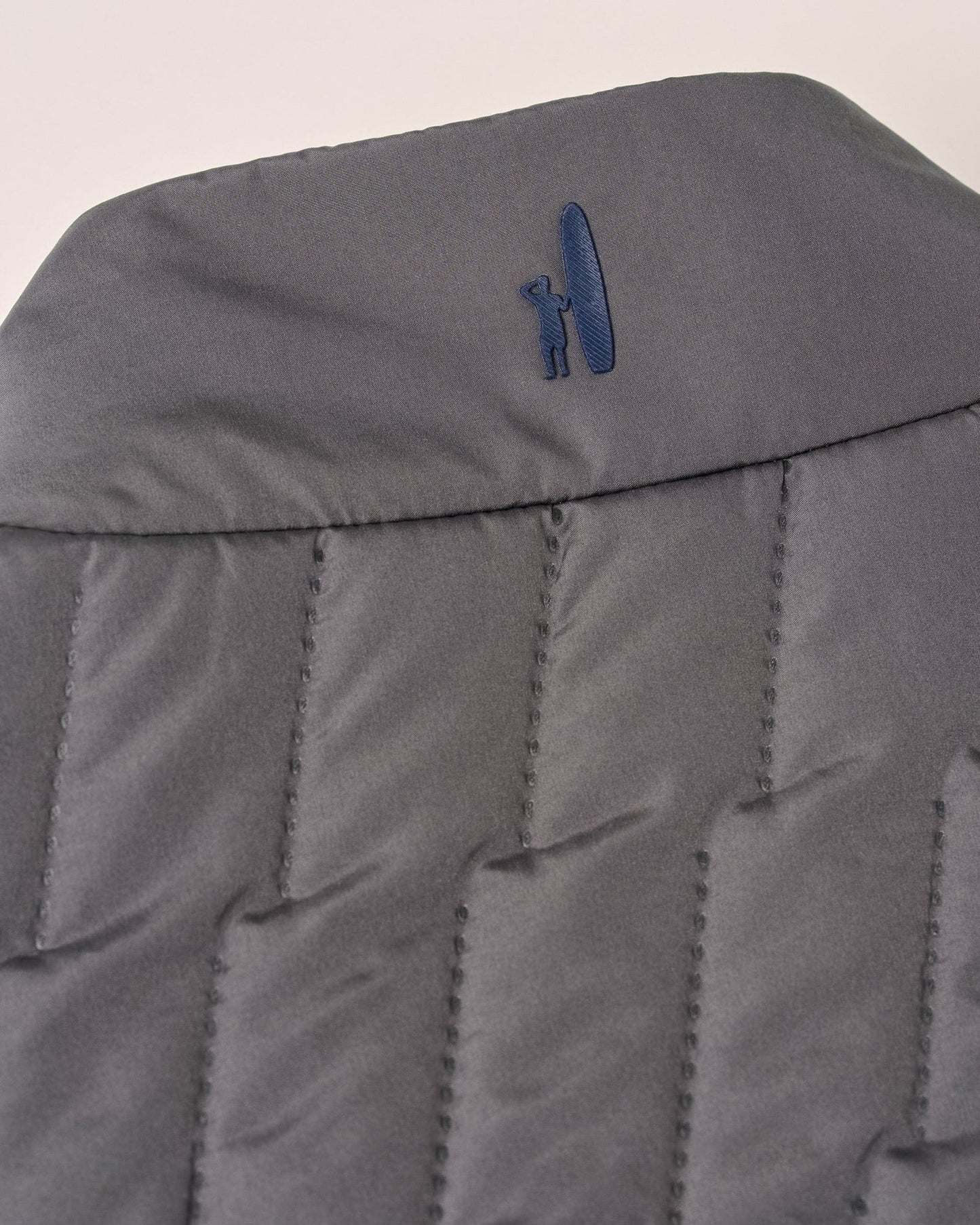 Johnnie O Belfry Quilted Puffer Vest- Dark Grey