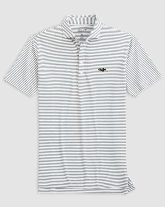 Johnnie O Baltimore Ravens Stetsons Performance Mesh Polo
