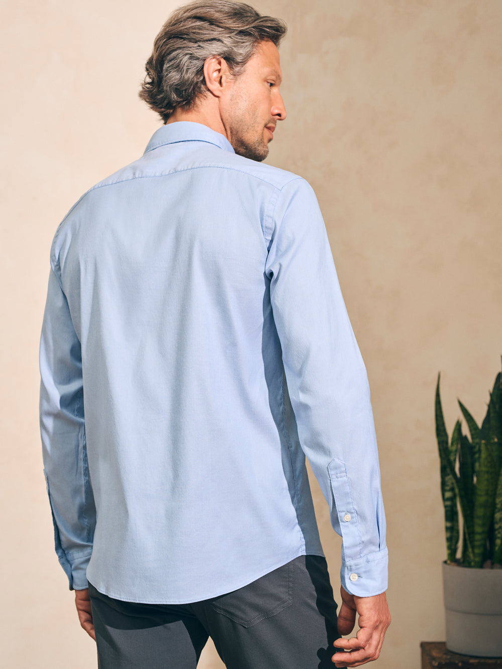 Faherty Movement Shirt -Atlantic Sky