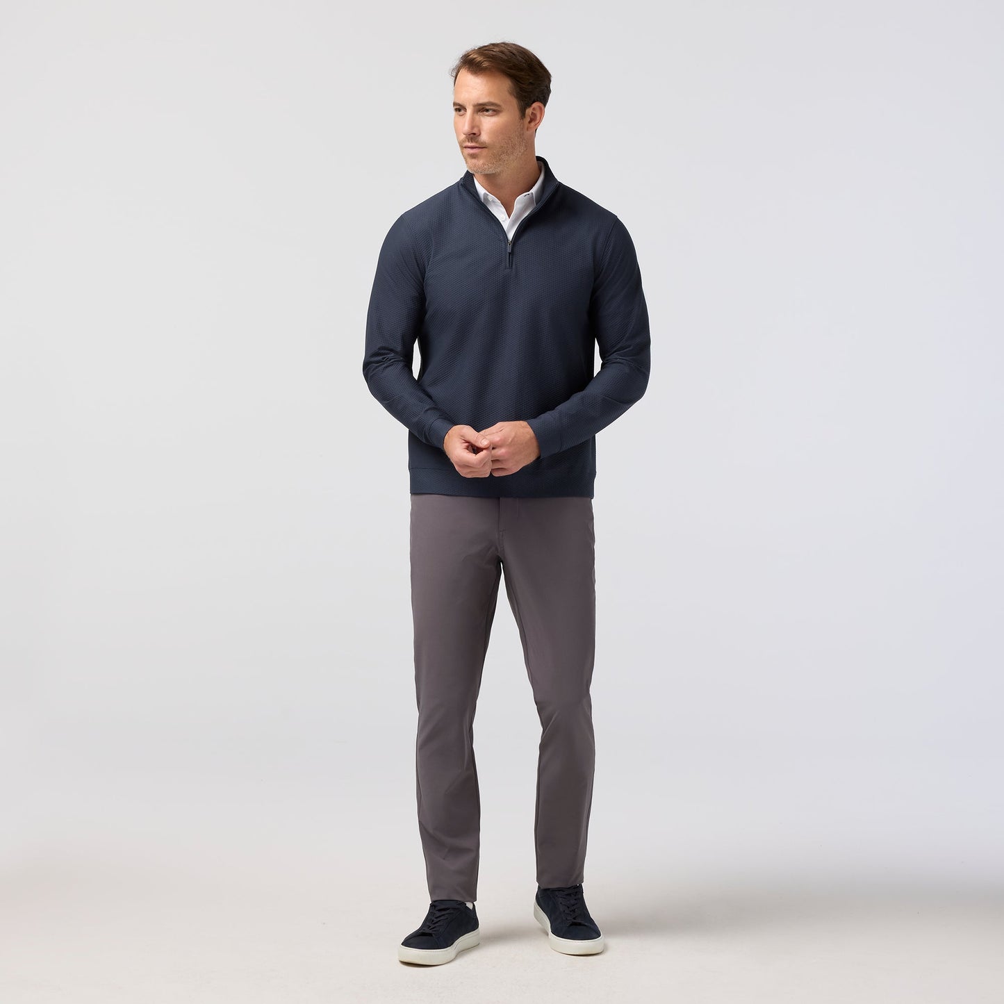 Mizzen & Main 1/4 Easton Zip -Navy
