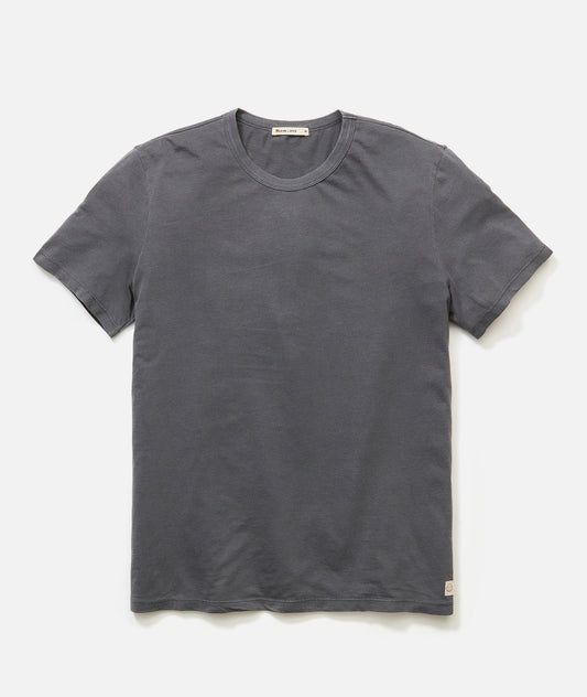 Marine Layer Crew Tee-Asphalt
