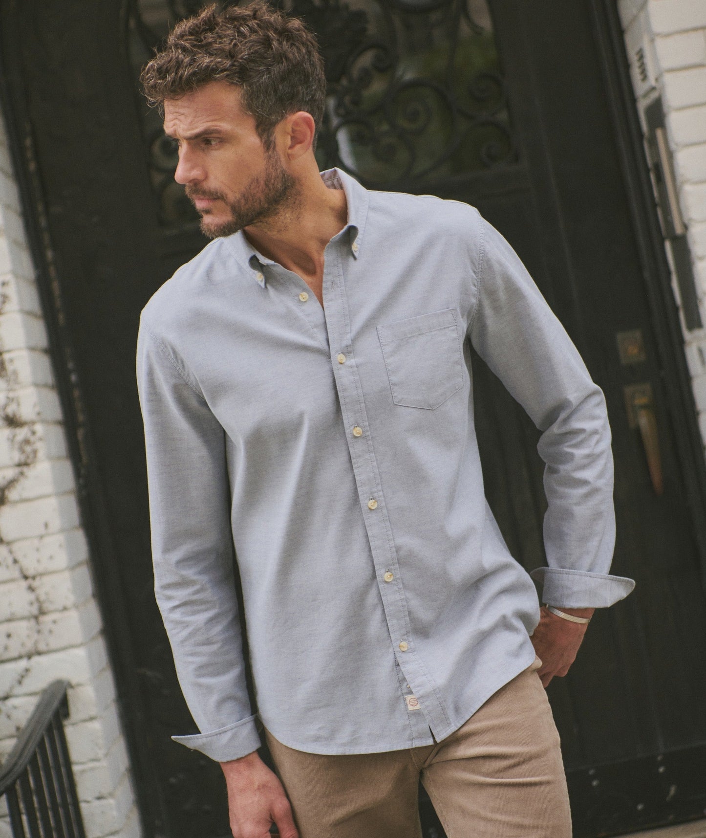 Marine Layer California Oxford Shirt-Vintage Indigo
