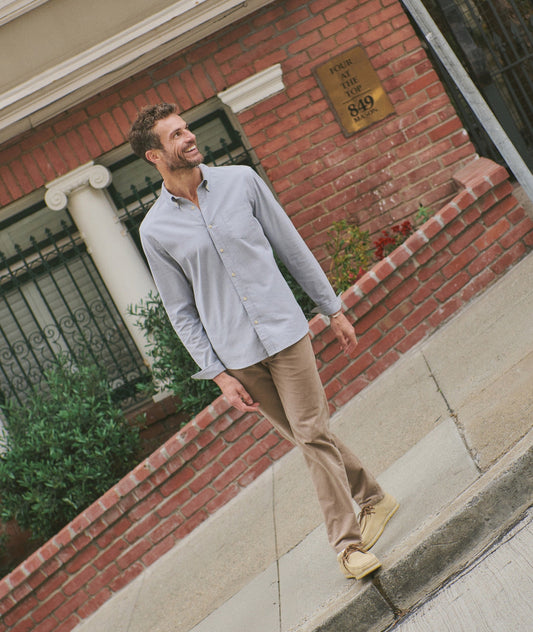 Marine Layer California Oxford Shirt-Vintage Indigo