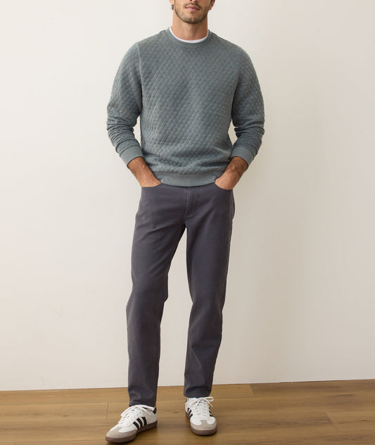 Marine Layer Corbet Crewneck -Dusty Pine