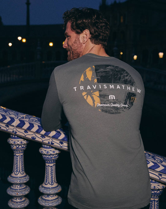 Travis Mathew Longsleeve Tee Big Bay Olive