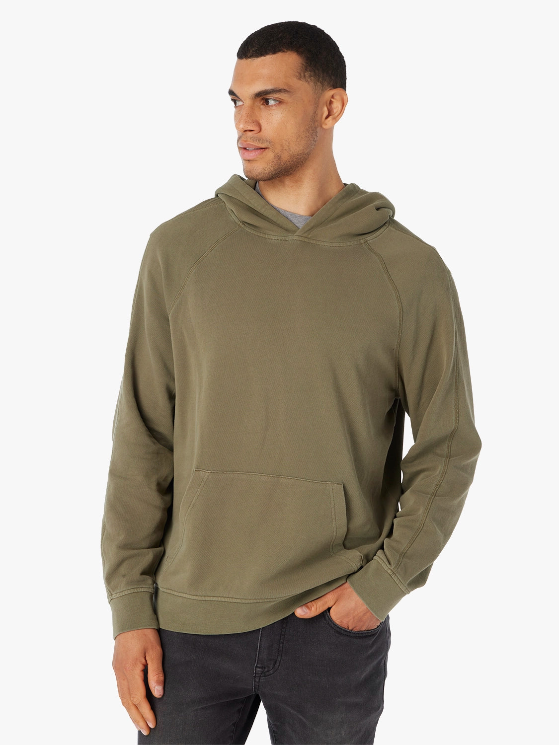Fair Harbor Saltaire Hoodie-Olive