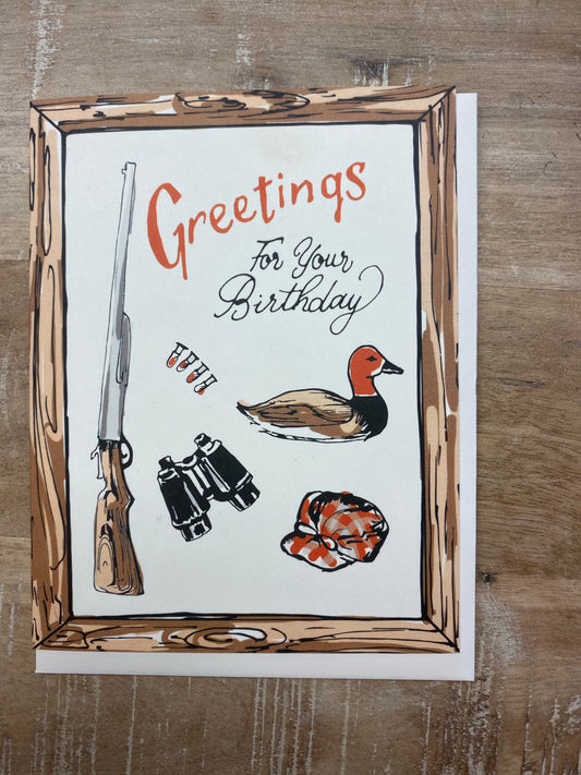 Happy Birthday Hunting Card