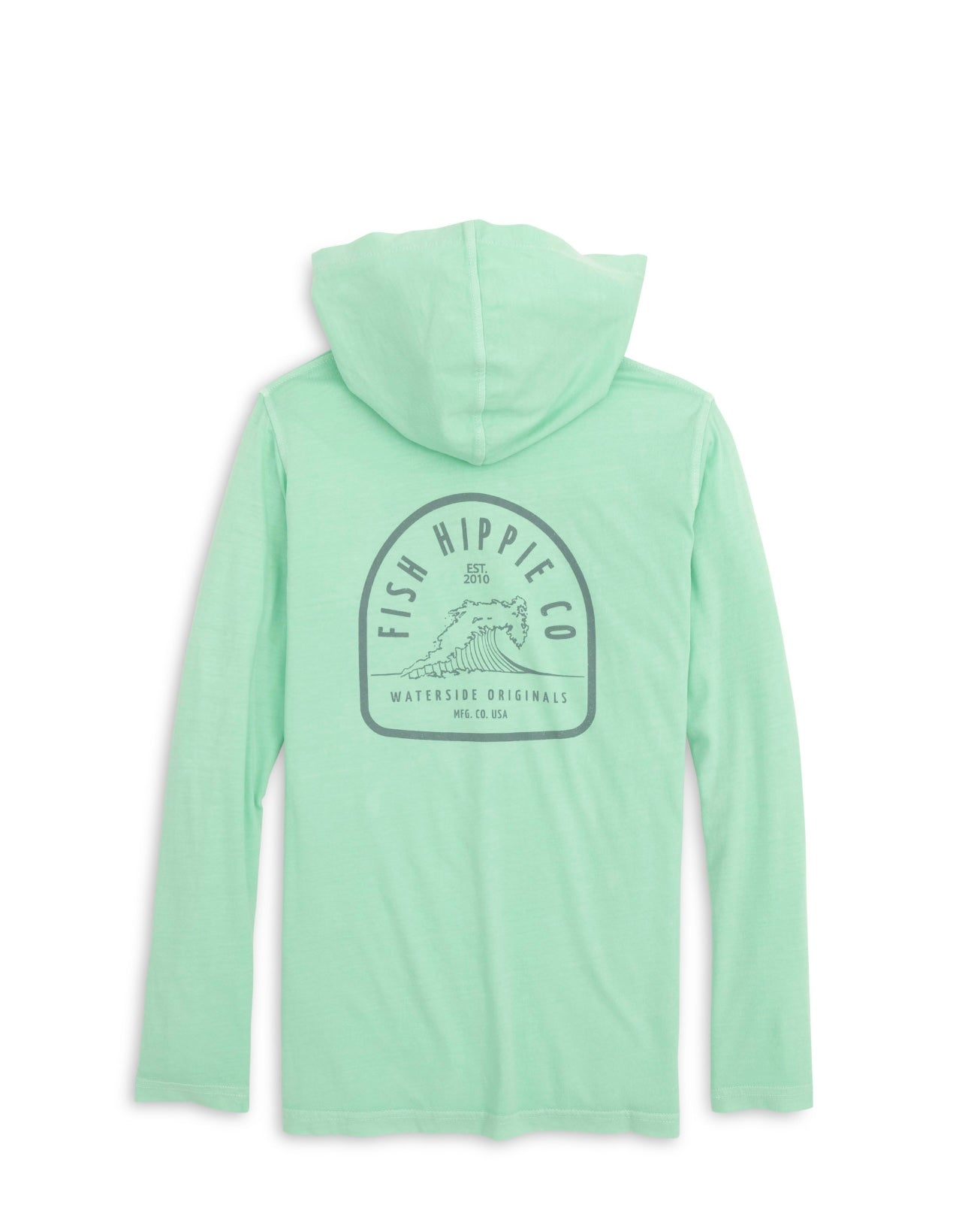 Youth Fish Hippie Hoodie -Spring Mint